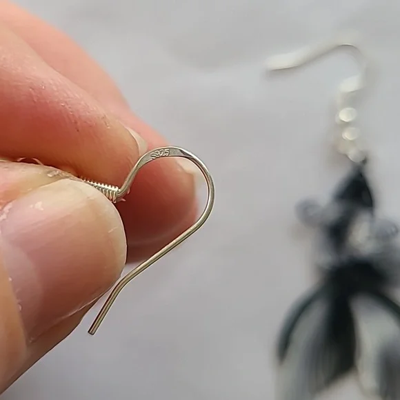 Hand Crafted Koi Fish Earrings - Picture 3 of 8